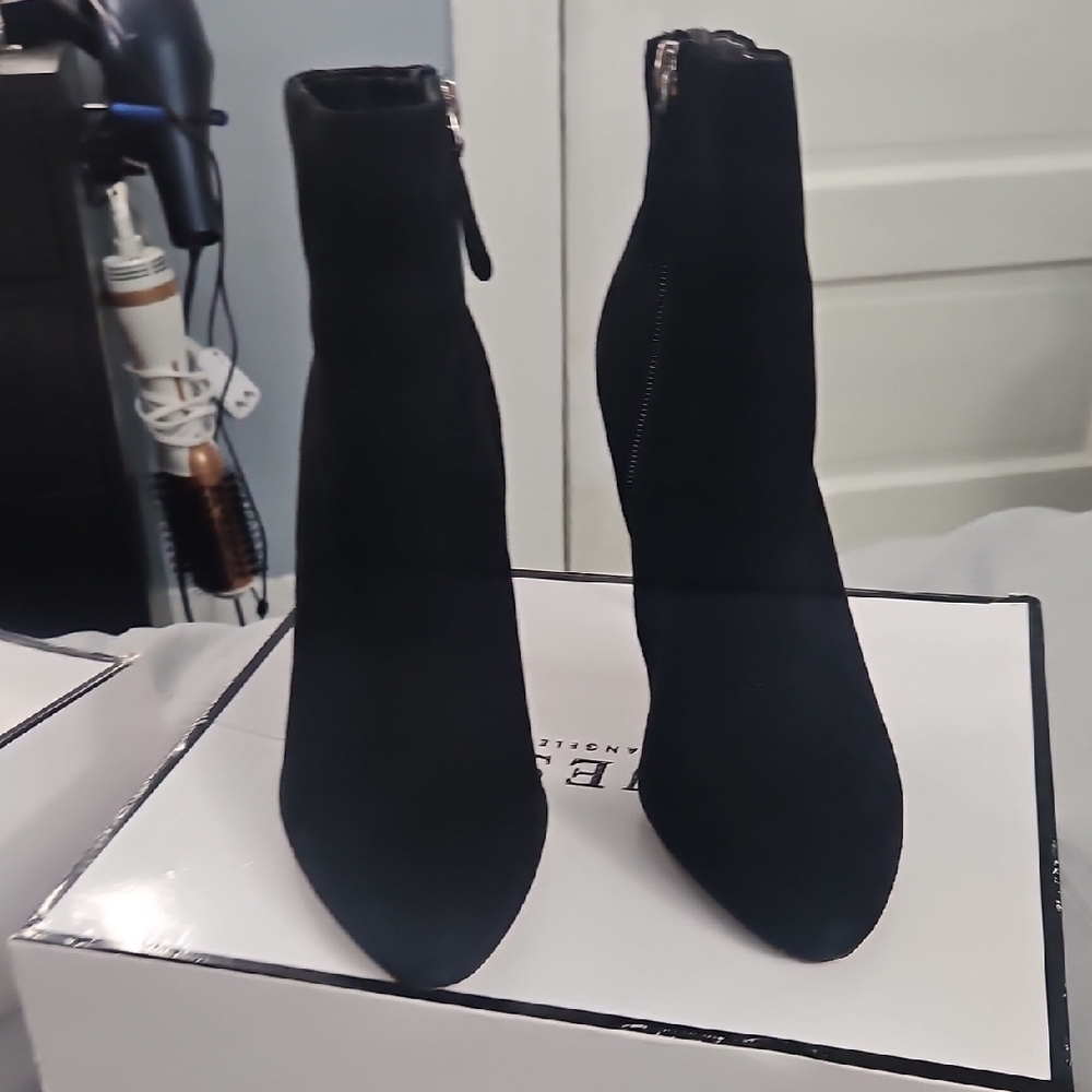 Guess Black Heeled Boots